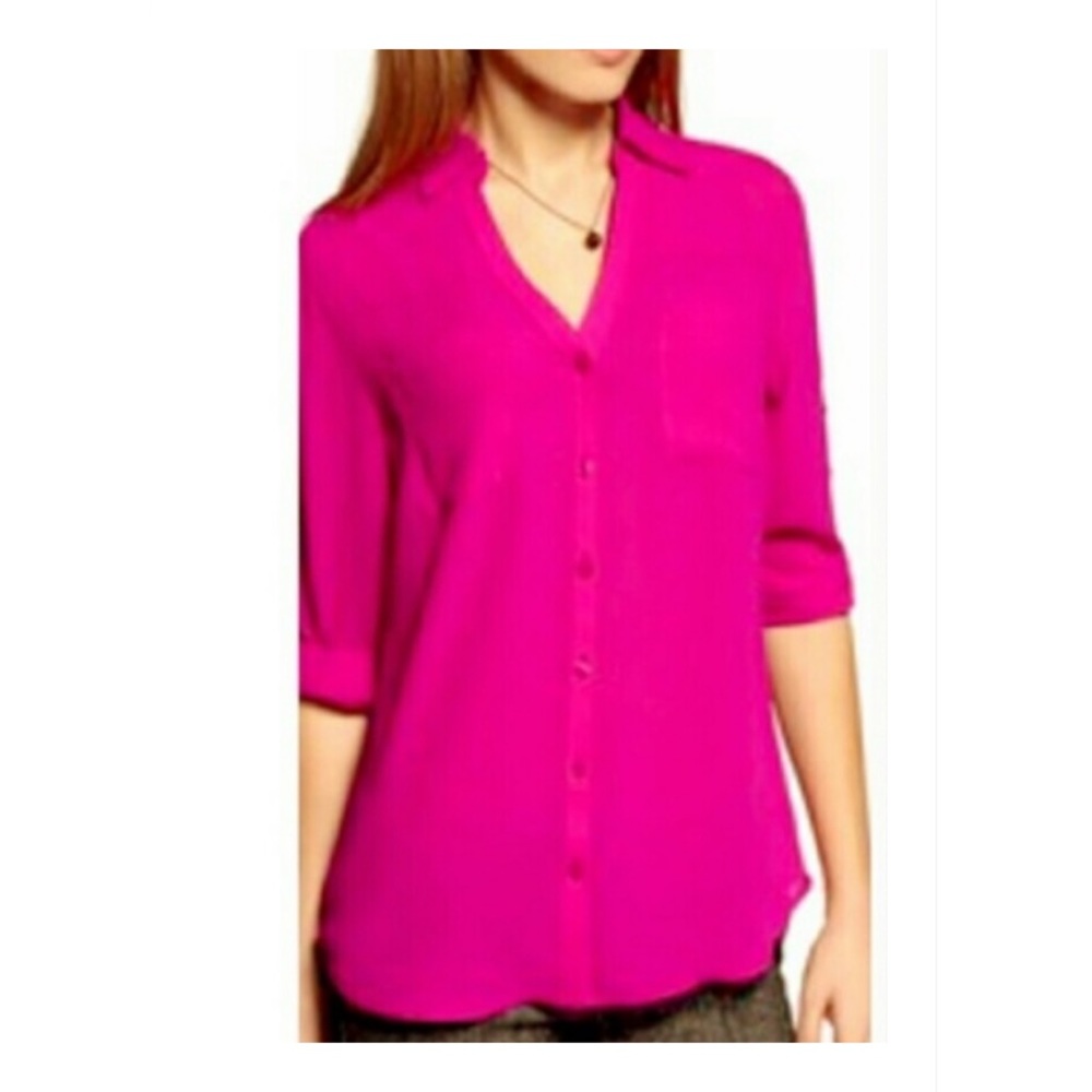 Express The Portofino pink Shirt size extra small